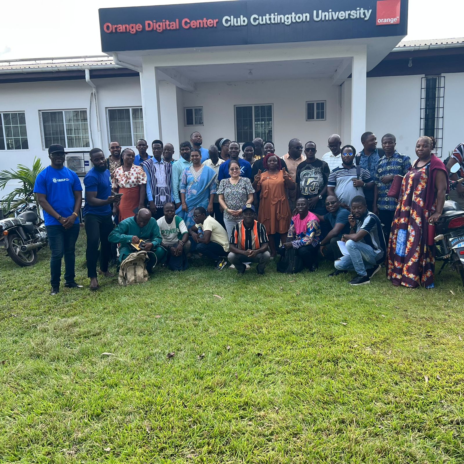 Recent AI workshop participants at Cuttington University in Suakoko, Bong County